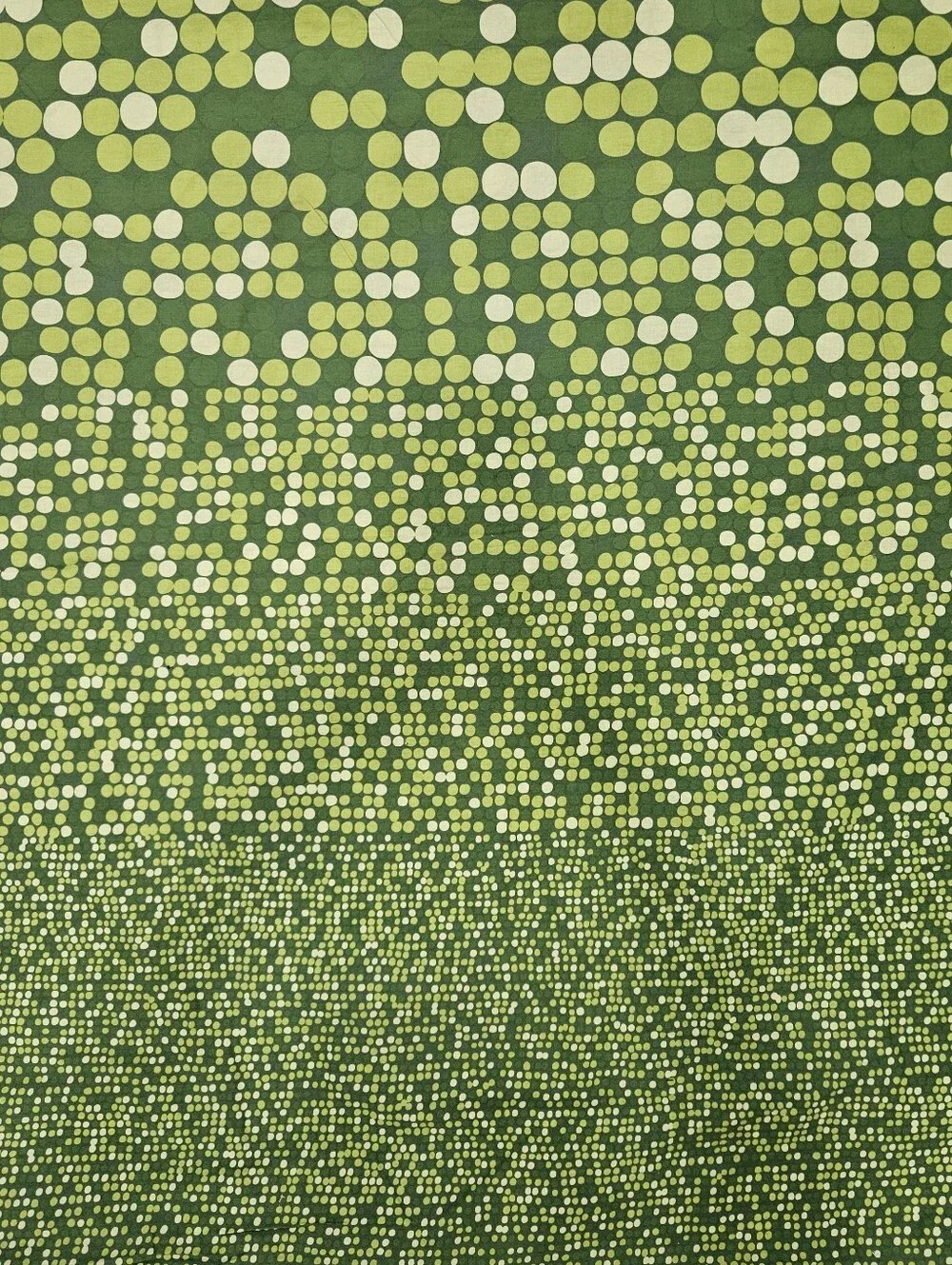 VTG Ikea Smorboll Lime Green F/Q Duvet Cover Circles Dots Cotton 1999 Mod FLAWS